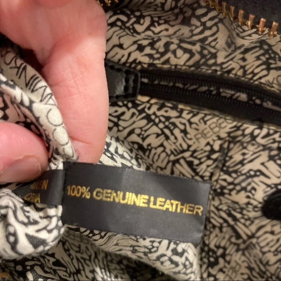 REBECCA MINKOFF  Large Leather Satchel w/ Handles and Strap Fun Lining - Picture 10 of 14